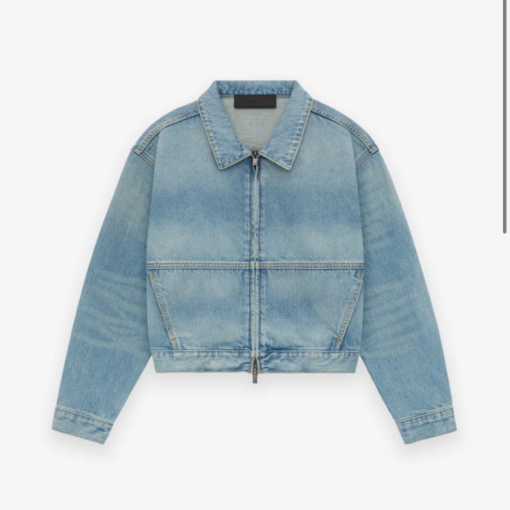 NWOT Fear of God Light Blue Jean Jacket for Kids